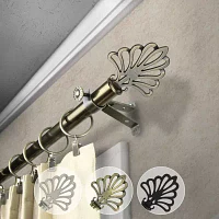 Rod Desyne Fan 3/4 Adjustable Curtain