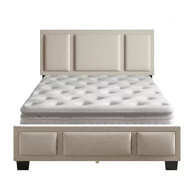 Triiptych Upholstered Platform Bed