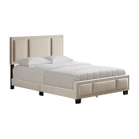 Triiptych Upholstered Platform Bed