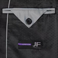J. Ferrar Mens Diamond Stretch Fabric Super Slim Fit Tuxedo Jacket
