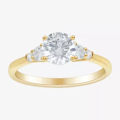 (H-I / Si1-Si2) 1 1/4 CT. T.W. Lab Grown White Diamond 10K Gold Round Band