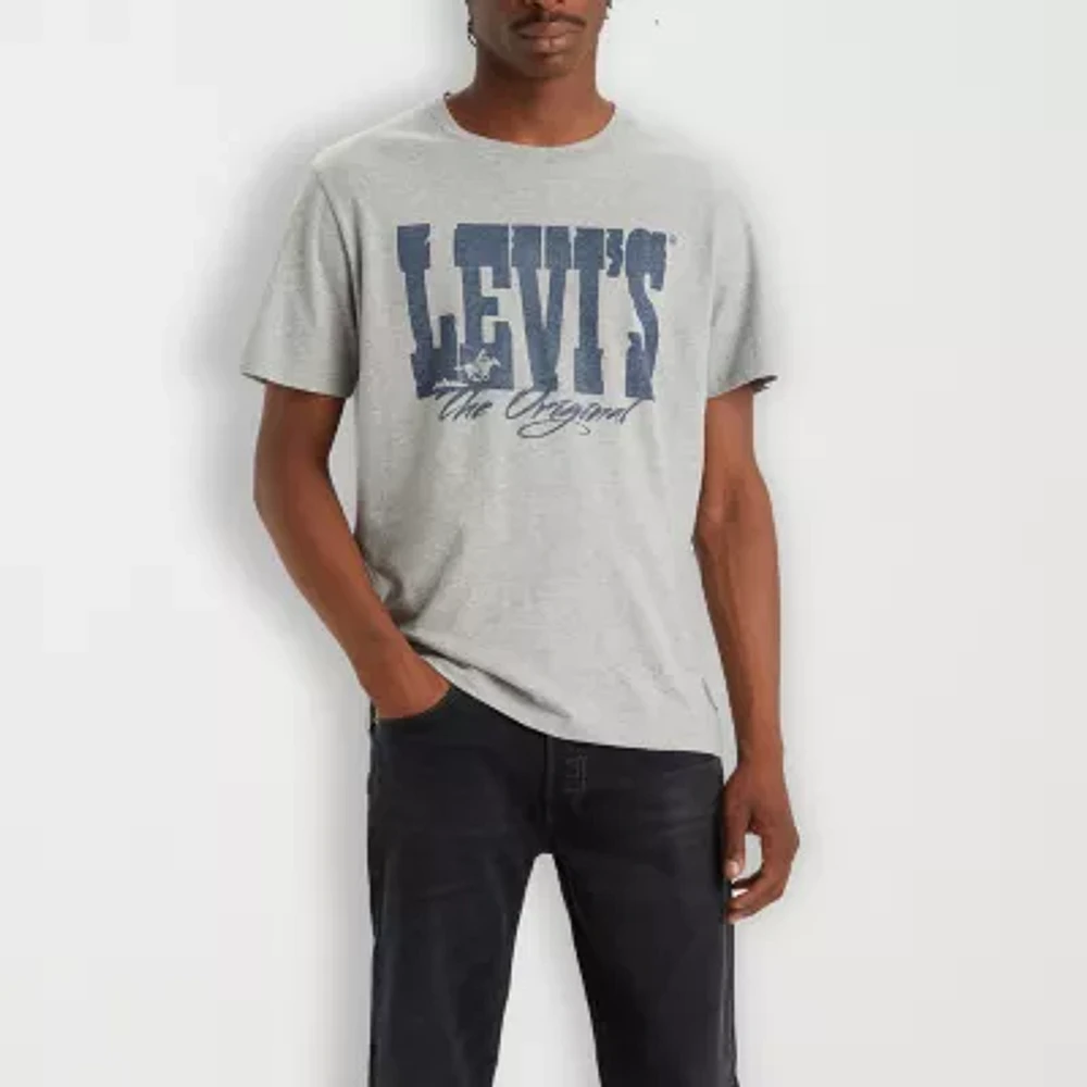 Levi's® Mens Crew Neck Short Sleeve Regular Fit Graphic T-Shirt