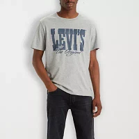 Levi's® Mens Crew Neck Short Sleeve Regular Fit Graphic T-Shirt