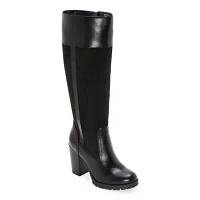 a.n.a Womens Raspin Stacked Heel Dress Boots