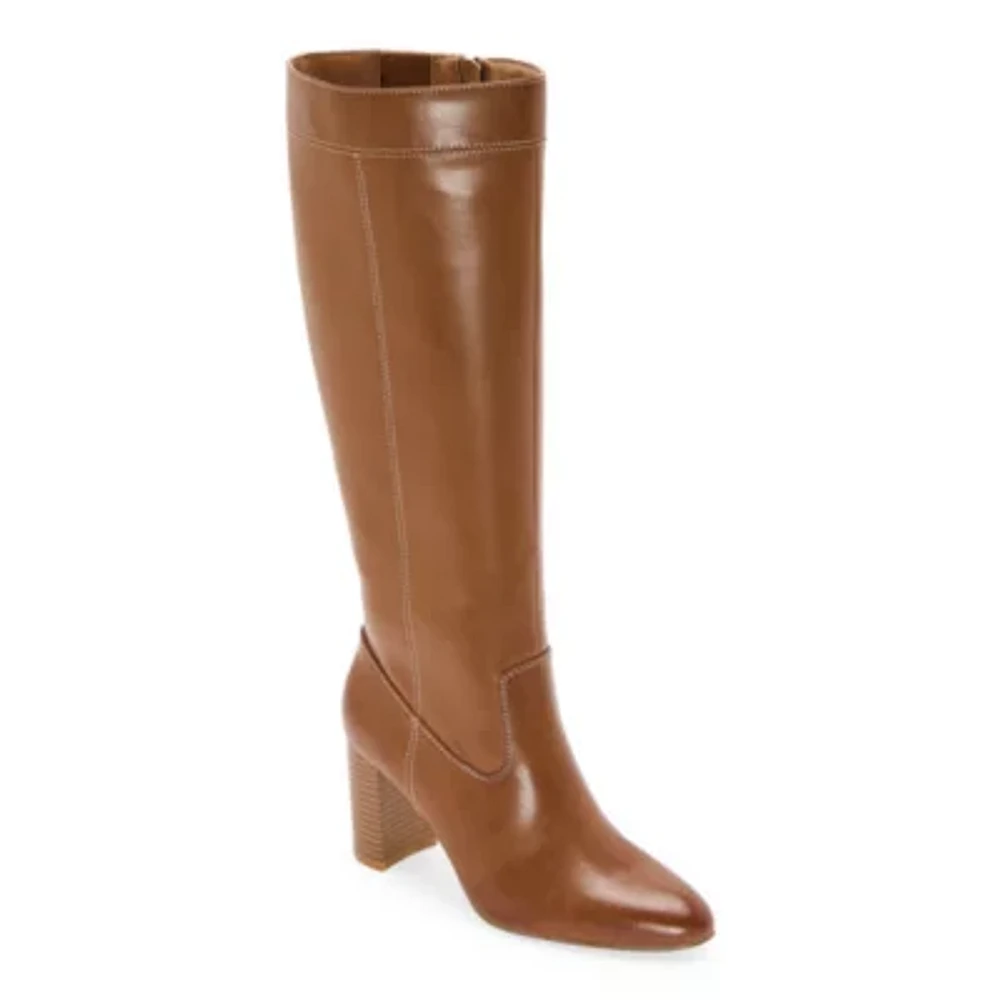 a.n.a Womens Ludwig Stacked Heel Dress Boots