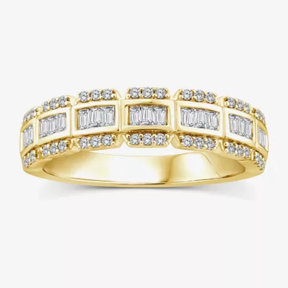 5.5MM 1/2 CT. T.W. Natural White Diamond 14K Gold Anniversary Band