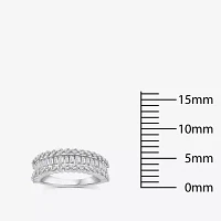 7MM 1 1/2 CT. T.W. Natural White Diamond 14K White Gold Anniversary Band