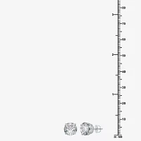 Ever Star 3 CT. T.W. Lab Grown White Diamond 14K White Gold 7.5mm Round Stud Earrings