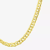 Made in Italy Womens 10K Gold 20 Inch Curb Chain Necklace