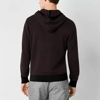 Stylus Mens Hooded Long Sleeve Pullover Sweater