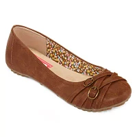 Pop Womens Nelly Closed Toe Ballet Flats