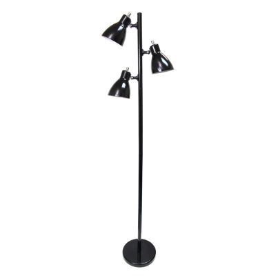 Simple Designs Metal 3-Light Tree Floor Lamp