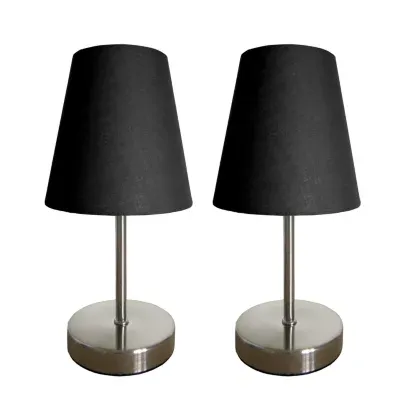 All the Rages Simple Designs 2-pc. Table Lamp