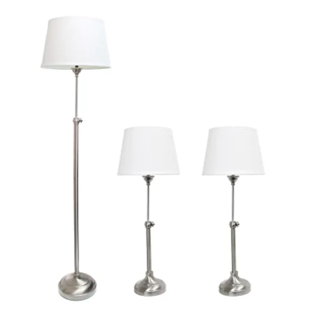 All the Rages Elegant Designs 3-pc. Lamp Set