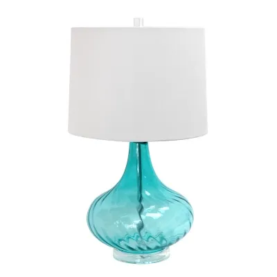 All the Rages Elegant Designs Glass Table Lamp