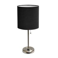 LimeLights Stick Lamp with Charging Outlet Table