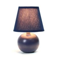Simple Designs Mini Globe Ceramic Table Lamp