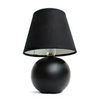 Simple Designs Mini Globe Ceramic Table Lamp