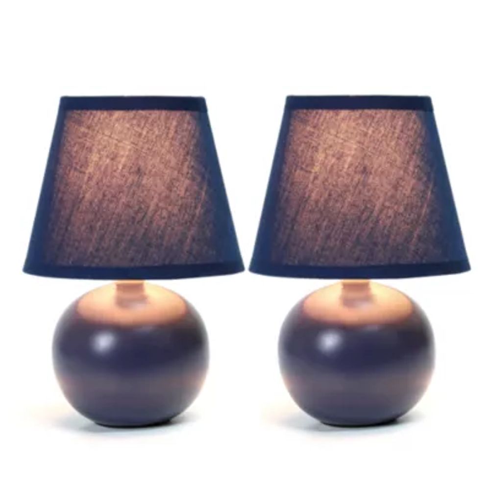 Simple Designs Mini Globe 2-pc. Lamp Set