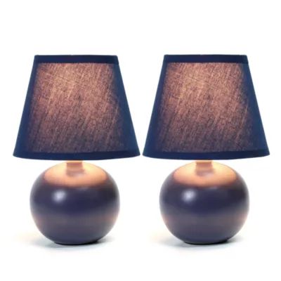Simple Designs Mini Globe 2-pc. Lamp Set