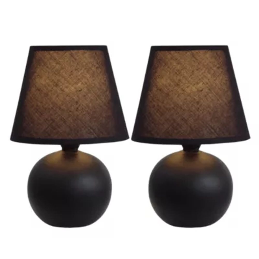 Simple Designs Mini Globe 2-pc. Lamp Set