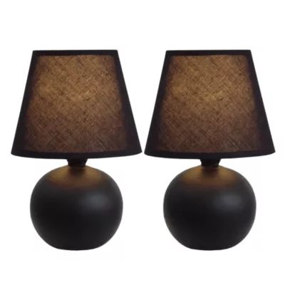 Simple Designs Mini Globe 2-pc. Lamp Set