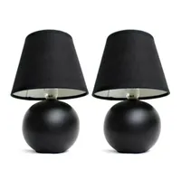 Simple Designs Mini Globe 2-pc. Lamp Set