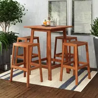 Miramar Collection 5-Piece Pub Table Set