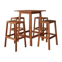 Miramar Collection 5-Piece Pub Table Set