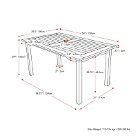 Miramar Patio Collection 7-Piece Dining Set