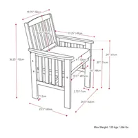 Miramar -pc. Conversation Set Weather Resistant