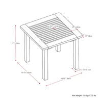 Miramar -pc. Conversation Set Weather Resistant