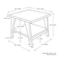 Hollywood Storage End Table