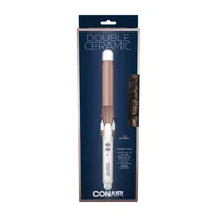 Conair Double Ceramic Gentle Rose Gold 1 Inch Curling Iron
