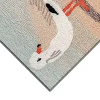 Liora Manne Frontporch Gulls Hand Tufted Washable Indoor Outdoor Rectangular Accent Rug