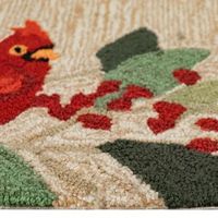 Liora Manne Frontporch Bird Border Hand Tufted Washable Indoor Outdoor Rectangular Accent Rug