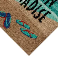 Liora Manne Frontporch Beach Paradise Hand Tufted Washable Indoor Outdoor Rectangular Accent Rug