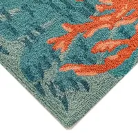 Liora Manne Frontporch Octopus Hand Tufted Rectangular Rugs & Floor Coverings Washable Indoor Outdoor Accent