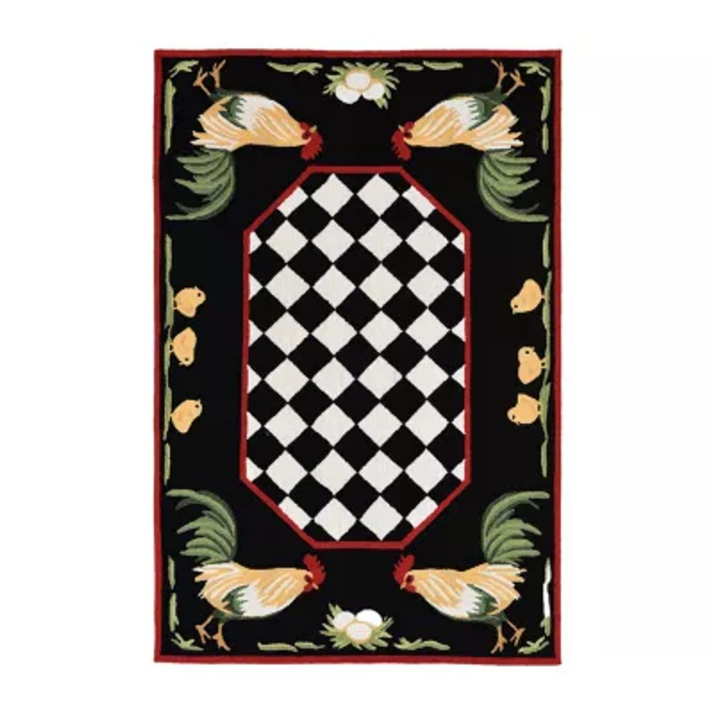 Liora Manne Frontporch Rooster Indoor/Outdoor Rug