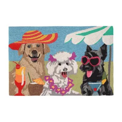 Liora Manne Frontporch Sassy Lassies Hand Tufted Rectangular Rugs & Floor Coverings Indoor Outdoor Animal Accent Rugs