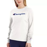 Champion Womens Crew Neck Long Sleeve T-Shirt