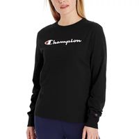 Champion Womens Crew Neck Long Sleeve T-Shirt