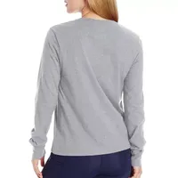 Champion Womens Crew Neck Long Sleeve T-Shirt