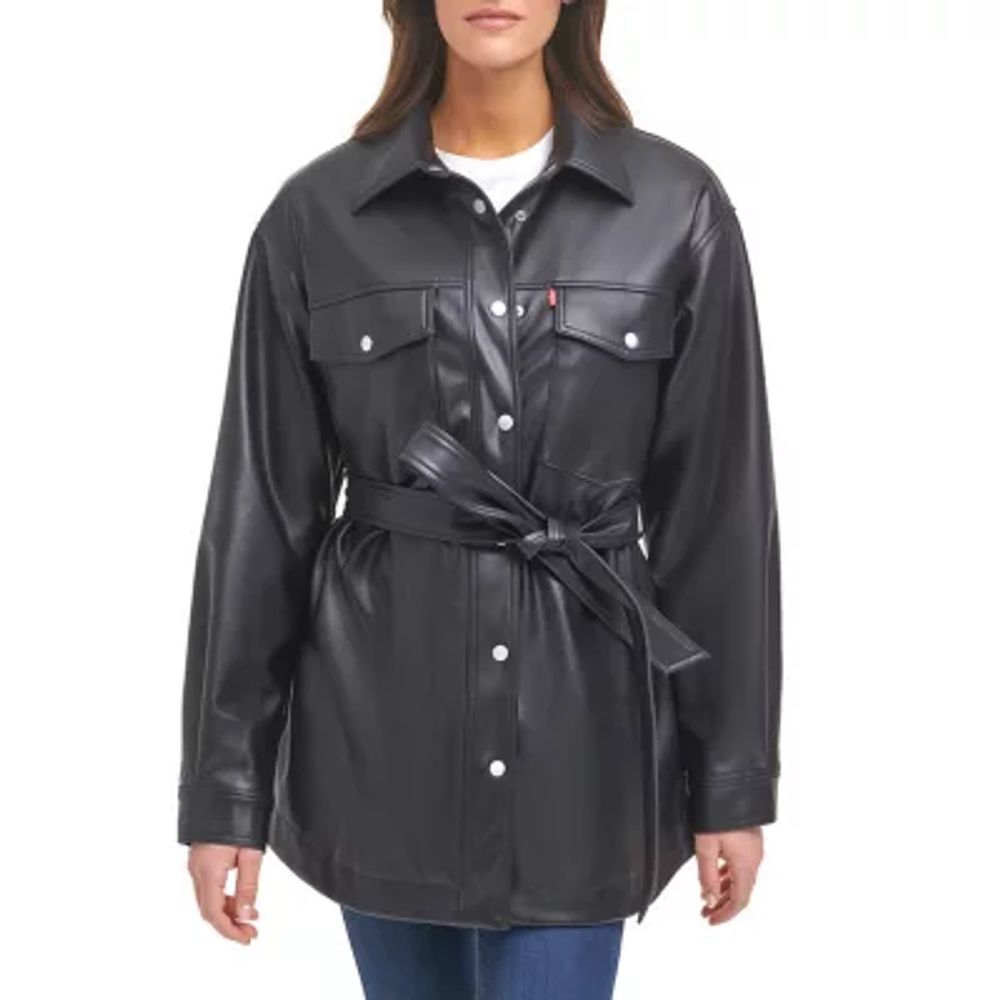 Levi's® Women's Faux Leather Belted Shacket | Hawthorn Mall
