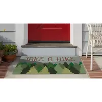 Liora Manne Frontporch Take A Hike Hand Tufted Washable Indoor Outdoor Rectangular Accent Rug