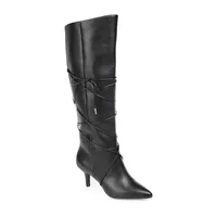 Journee Collection Womens Kaavia Stiletto Heel Riding Boots