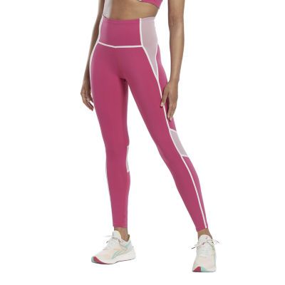 Reebok Womens High Rise Moisture Wicking Full Length Leggings