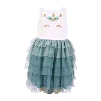 Lilt Little & Big Girls Sleeveless Tutu Dress