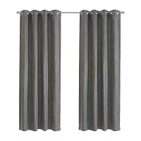 Bryson Energy Saving Blackout Grommet Top Single Curtain Panel