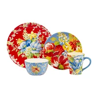 Certified International Blossom 16-pc. Earthenware Dinnerware Set